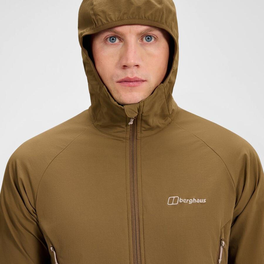 los hombres skelbo chaqueta marrón berghaus