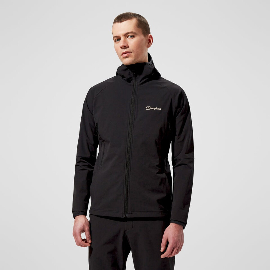 los hombres skelbo chaqueta - negro berghaus