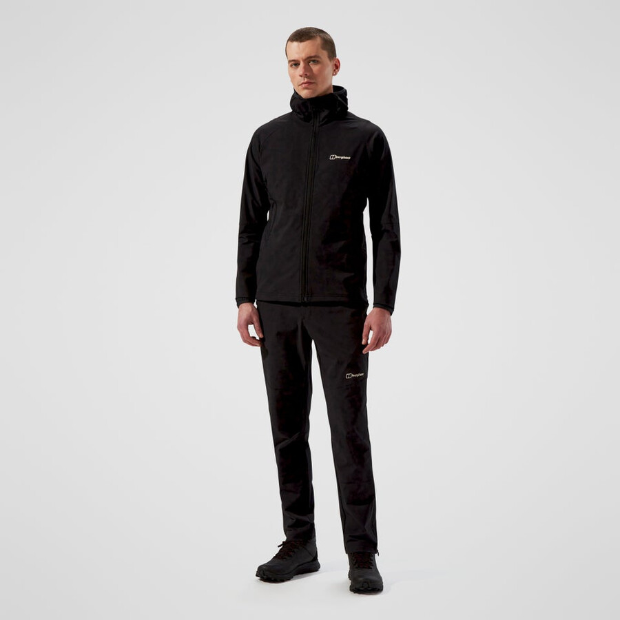 los hombres skelbo chaqueta - negro berghaus