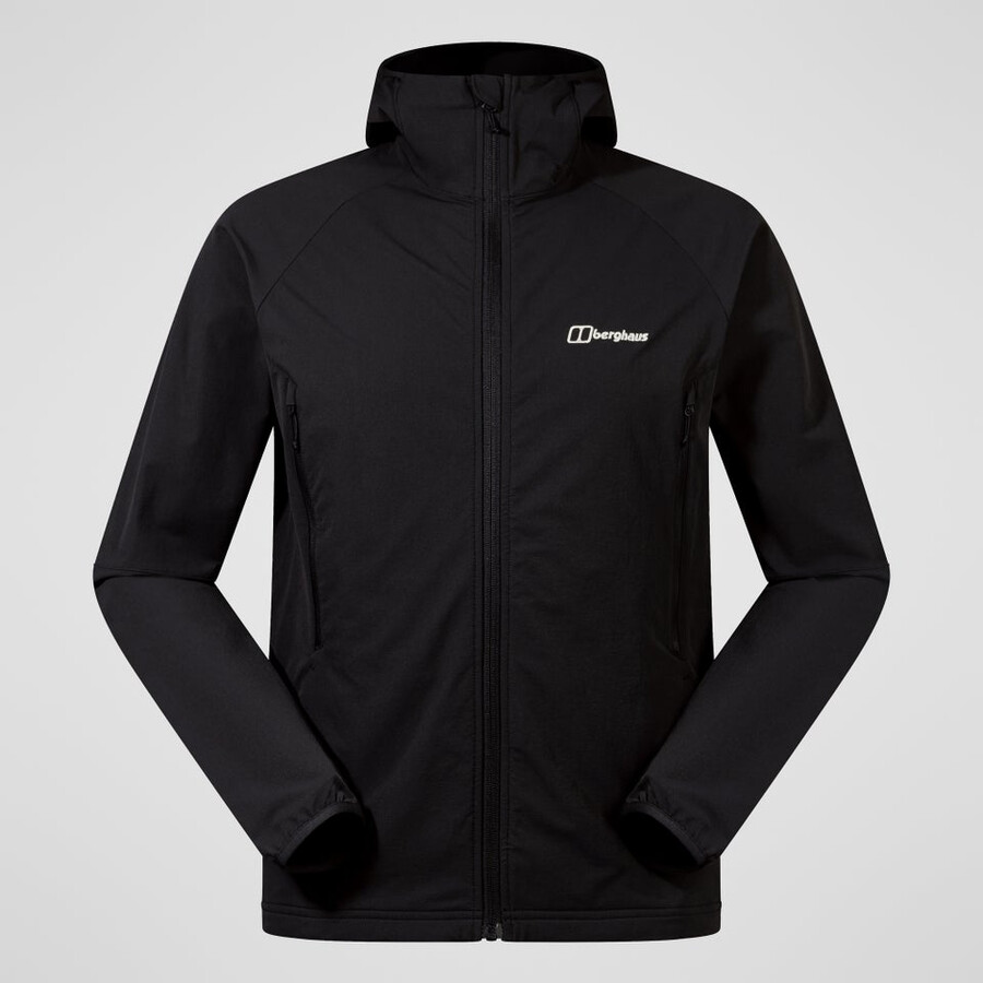los hombres skelbo chaqueta - negro berghaus