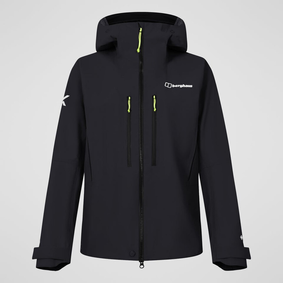 los hombres extrem vanguardia chaqueta de gore-tex - negro berghaus