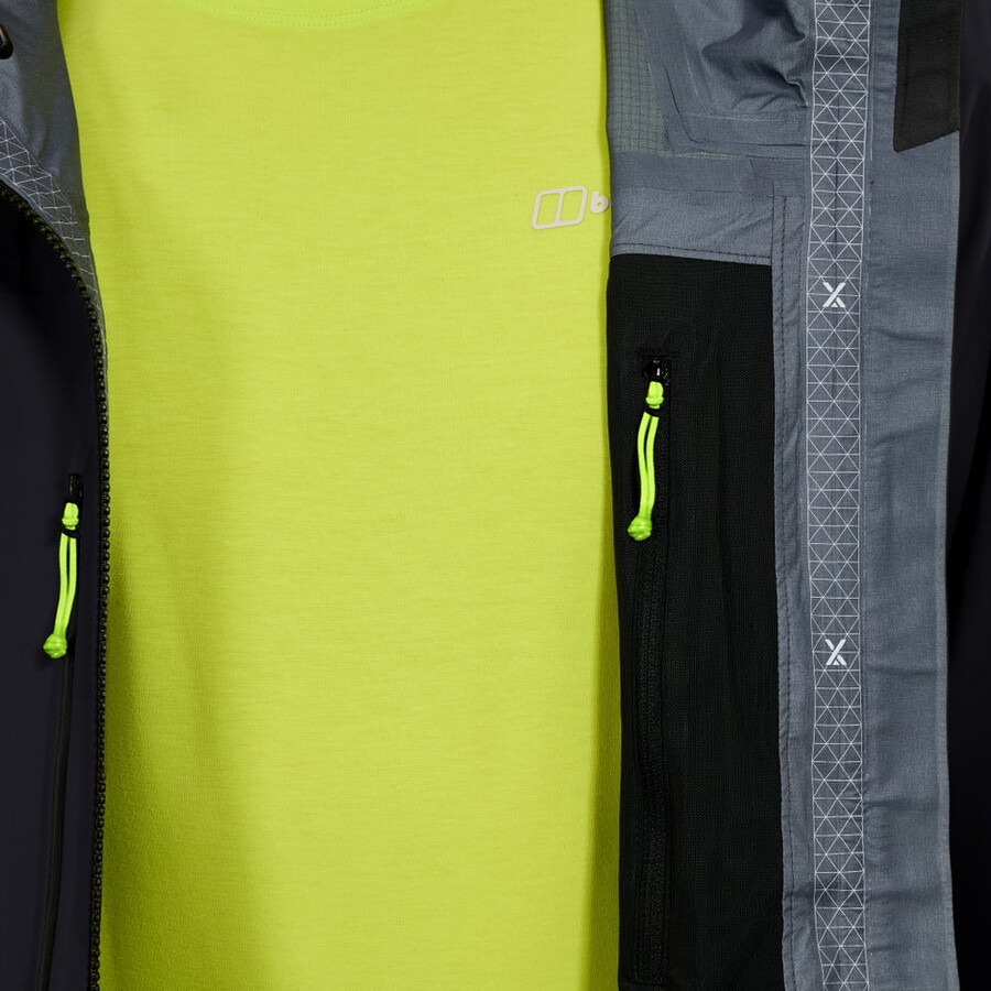 los hombres extrem vanguardia chaqueta de gore-tex - negro berghaus