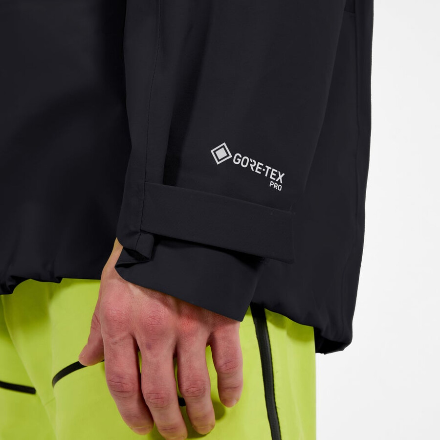 los hombres extrem vanguardia chaqueta de gore-tex - negro berghaus
