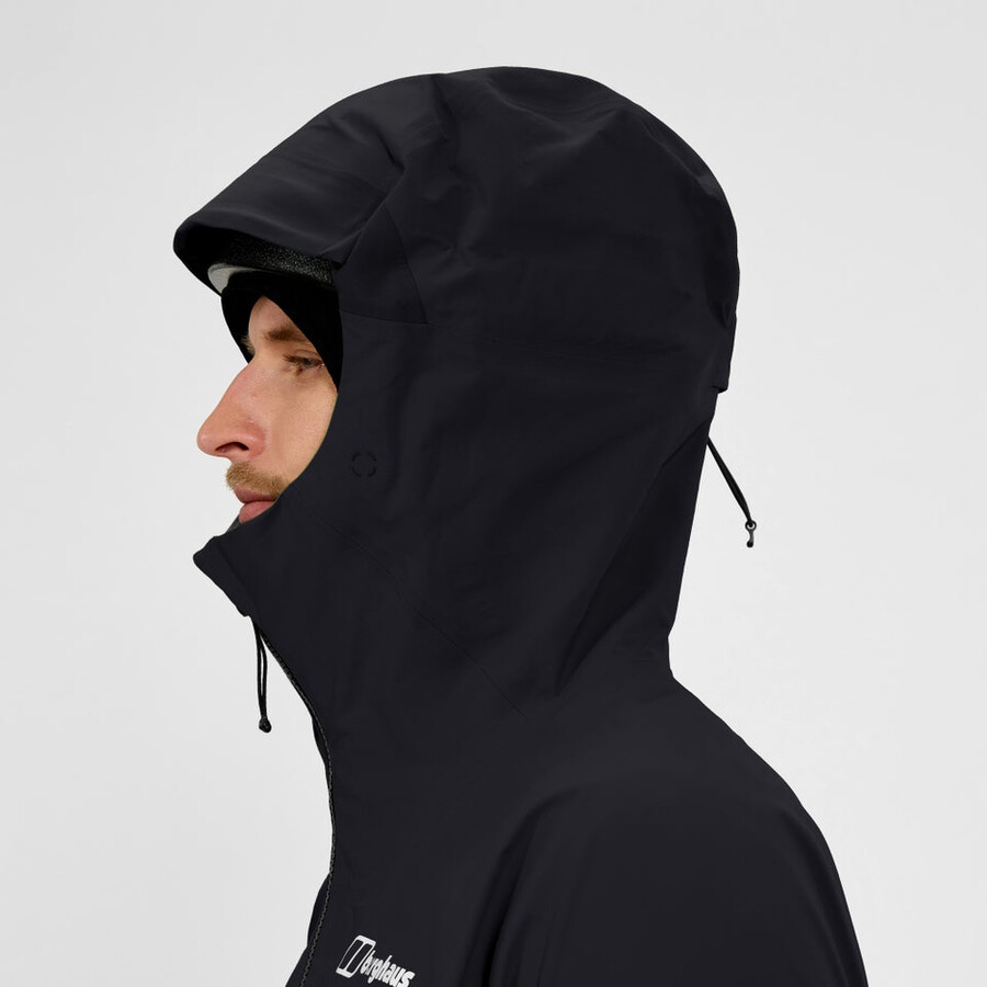 los hombres extrem vanguardia chaqueta de gore-tex - negro berghaus