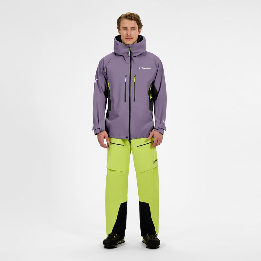 los hombres extrem vanguardia chaqueta de gore-tex - púrpura berghaus