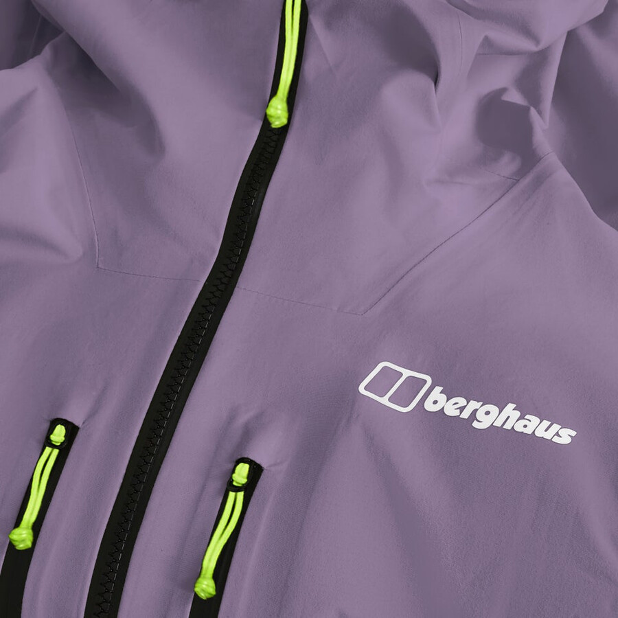los hombres extrem vanguardia chaqueta de gore-tex - púrpura berghaus