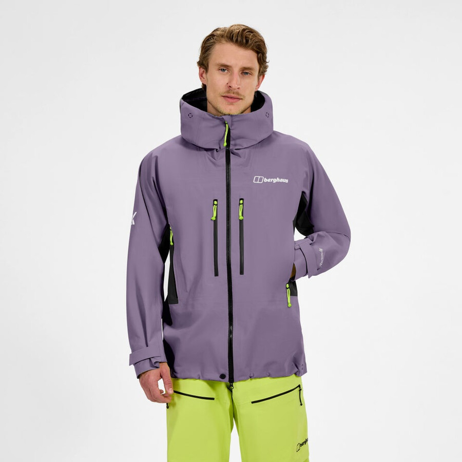 los hombres extrem vanguardia chaqueta de gore-tex - púrpura berghaus