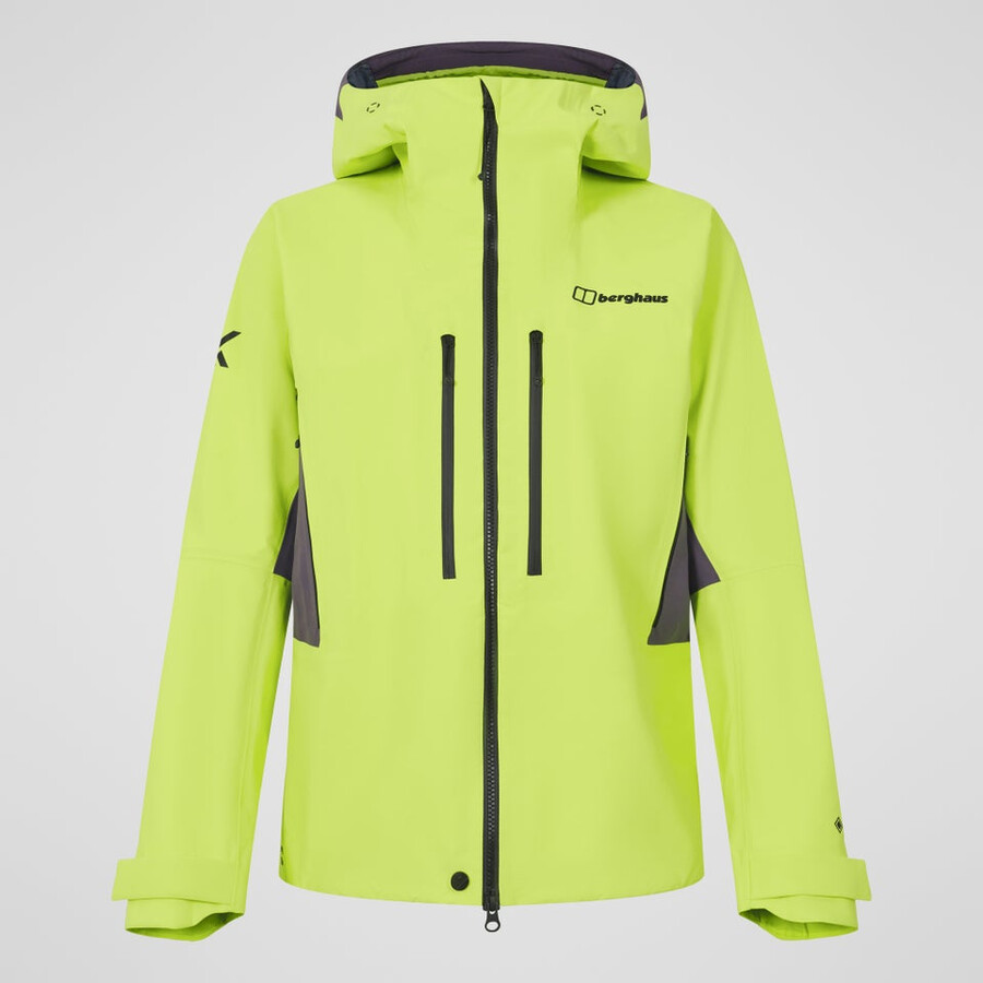 los hombres extrem vanguardia chaqueta de gore-tex - amarillopúrpura berghaus