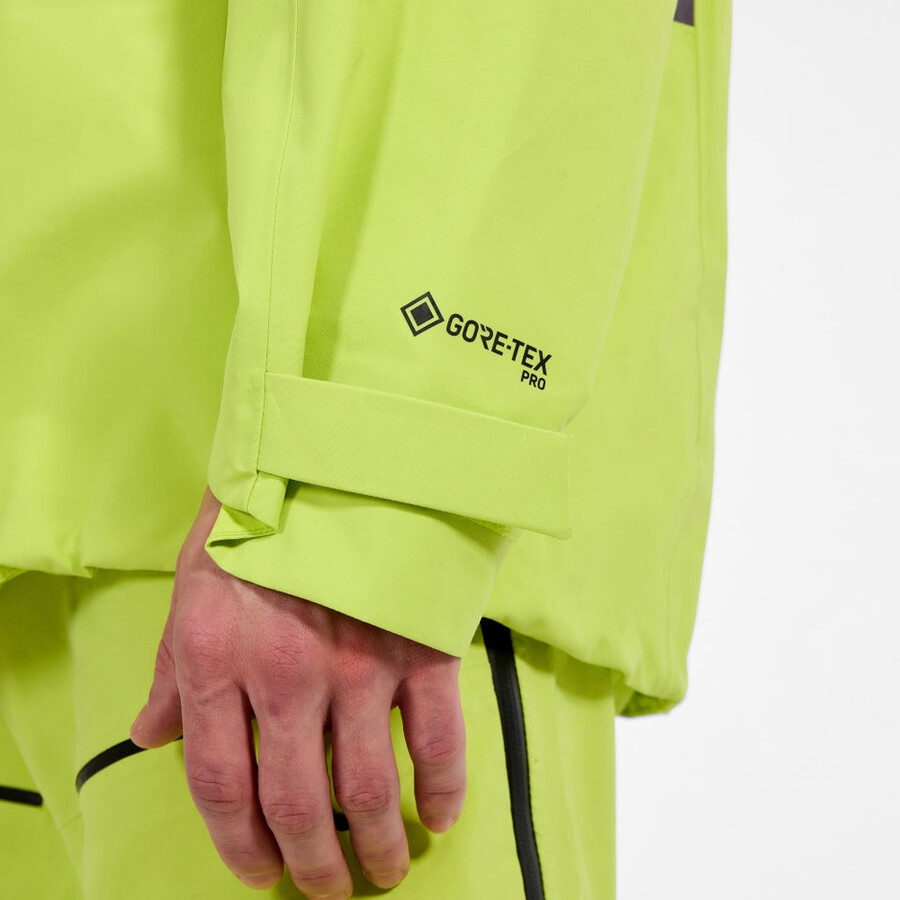 los hombres extrem vanguardia chaqueta de gore-tex - amarillopúrpura berghaus