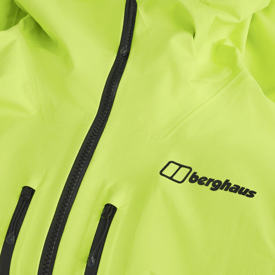 los hombres extrem vanguardia chaqueta de gore-tex - amarillopúrpura berghaus