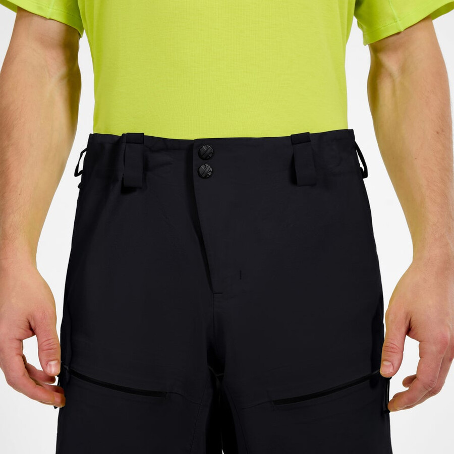 los hombres extrem vanguardia de gore-tex pantalones - negro berghaus