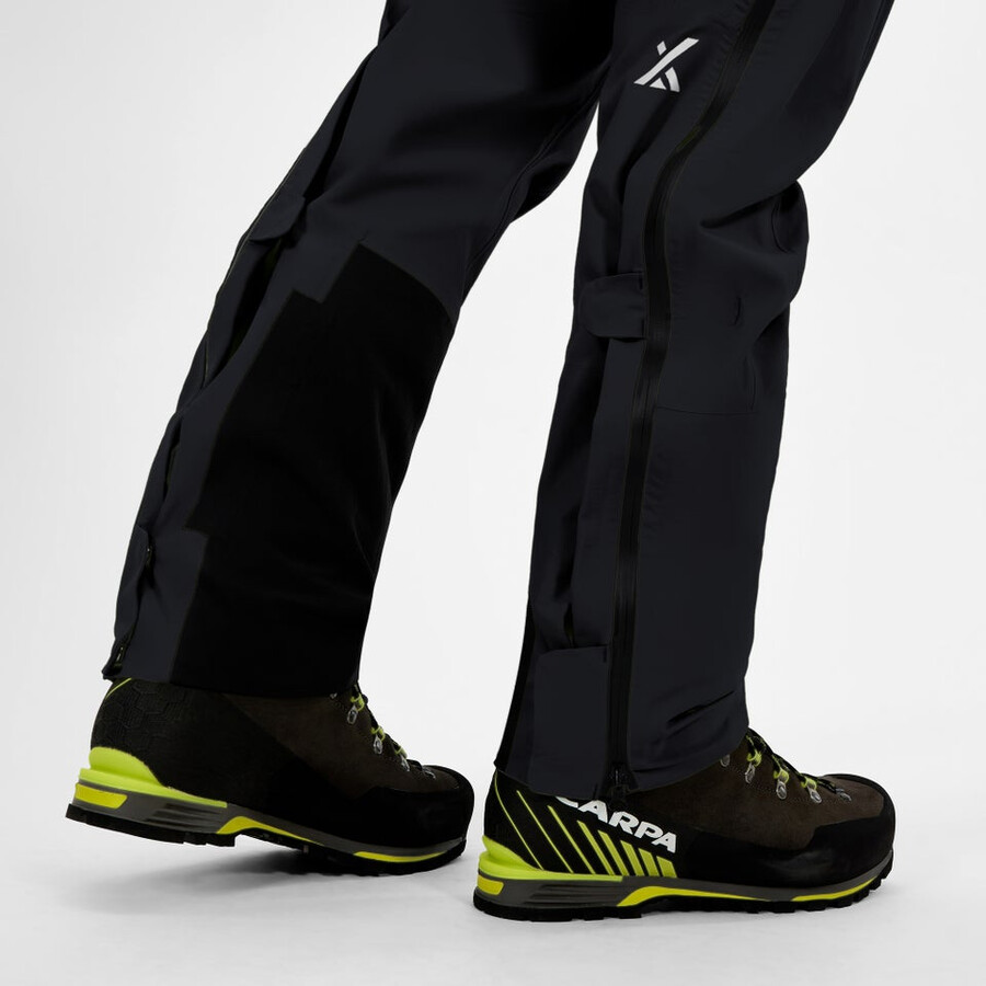 los hombres extrem vanguardia de gore-tex pantalones - negro berghaus