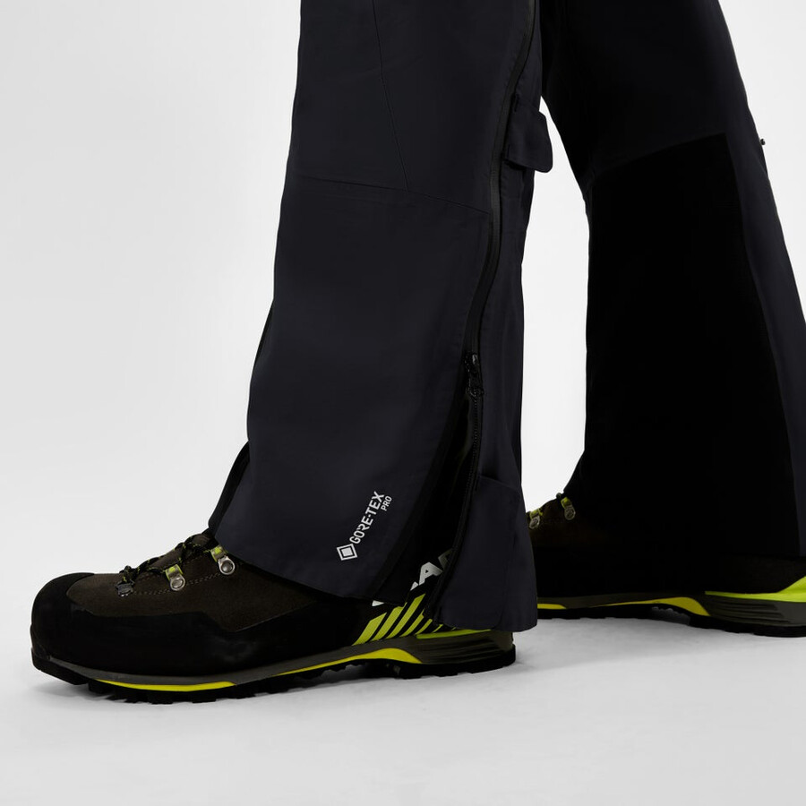 los hombres extrem vanguardia de gore-tex pantalones - negro berghaus