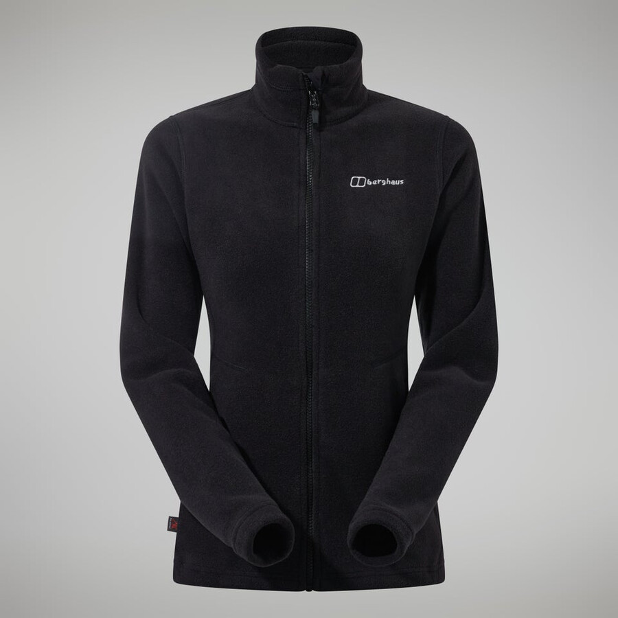 las mujeres del prisma de polartec interactivo de la chaqueta - negro berghaus