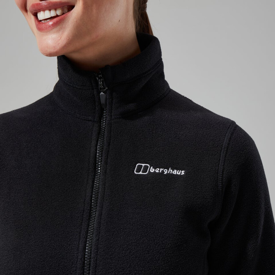 las mujeres del prisma de polartec interactivo de la chaqueta - negro berghaus