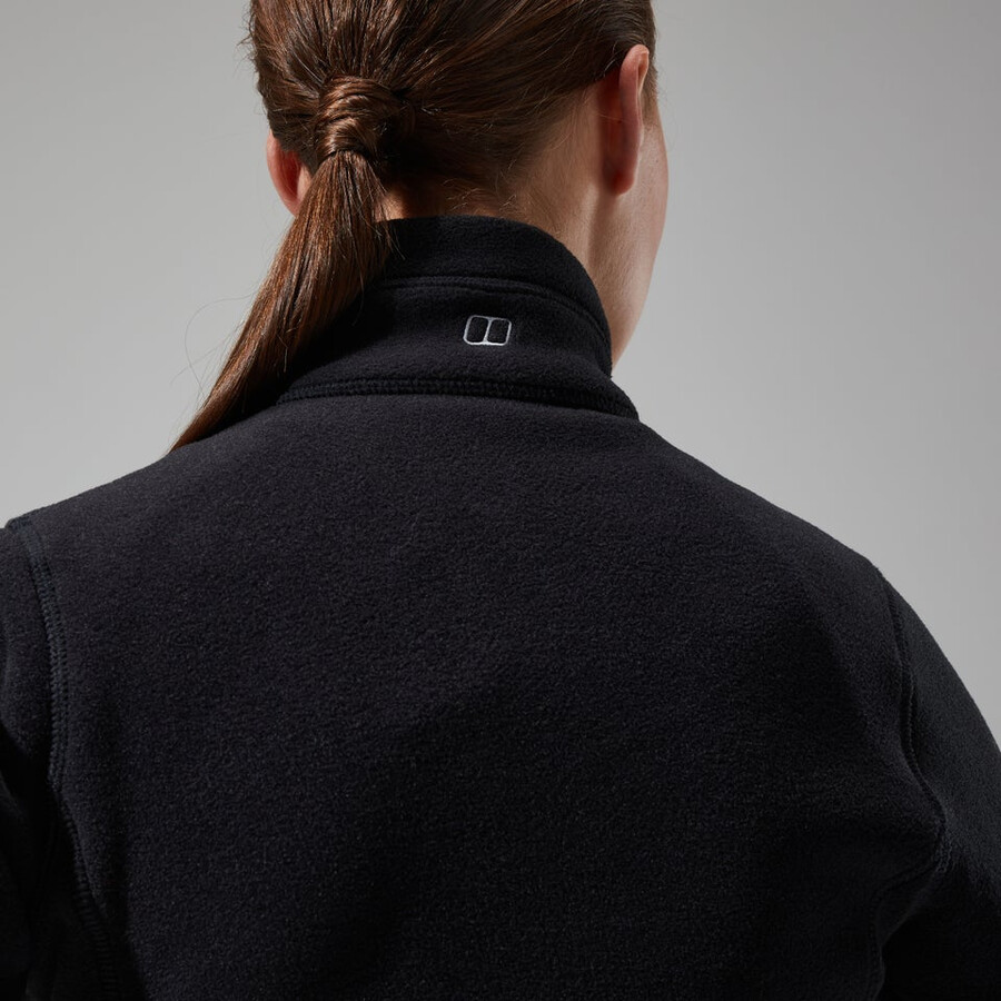 las mujeres del prisma de polartec interactivo de la chaqueta - negro berghaus