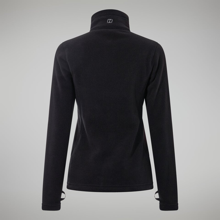 las mujeres del prisma de polartec interactivo de la chaqueta - negro berghaus