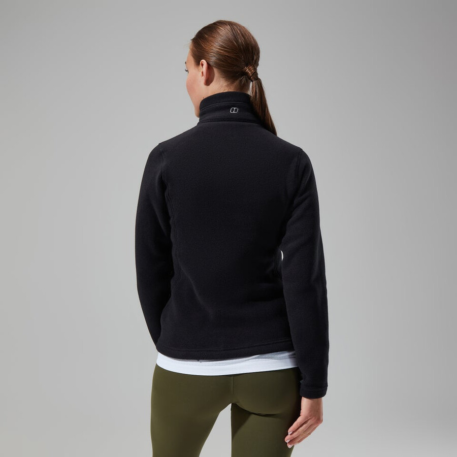 las mujeres del prisma de polartec interactivo de la chaqueta - negro berghaus
