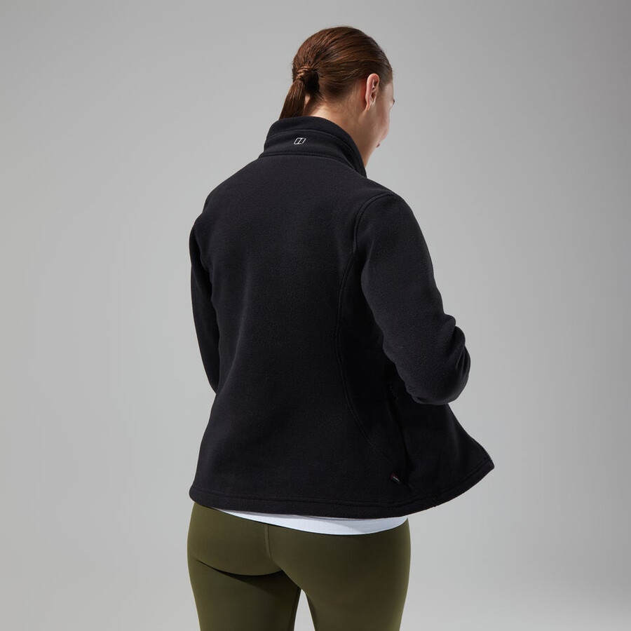 las mujeres del prisma de polartec interactivo de la chaqueta - negro berghaus