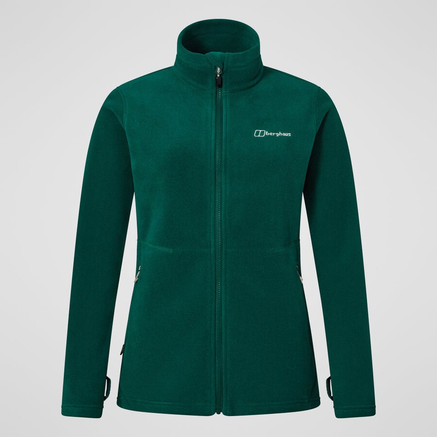 las mujeres del prisma interactivo polartec chaqueta de lana verde berghaus