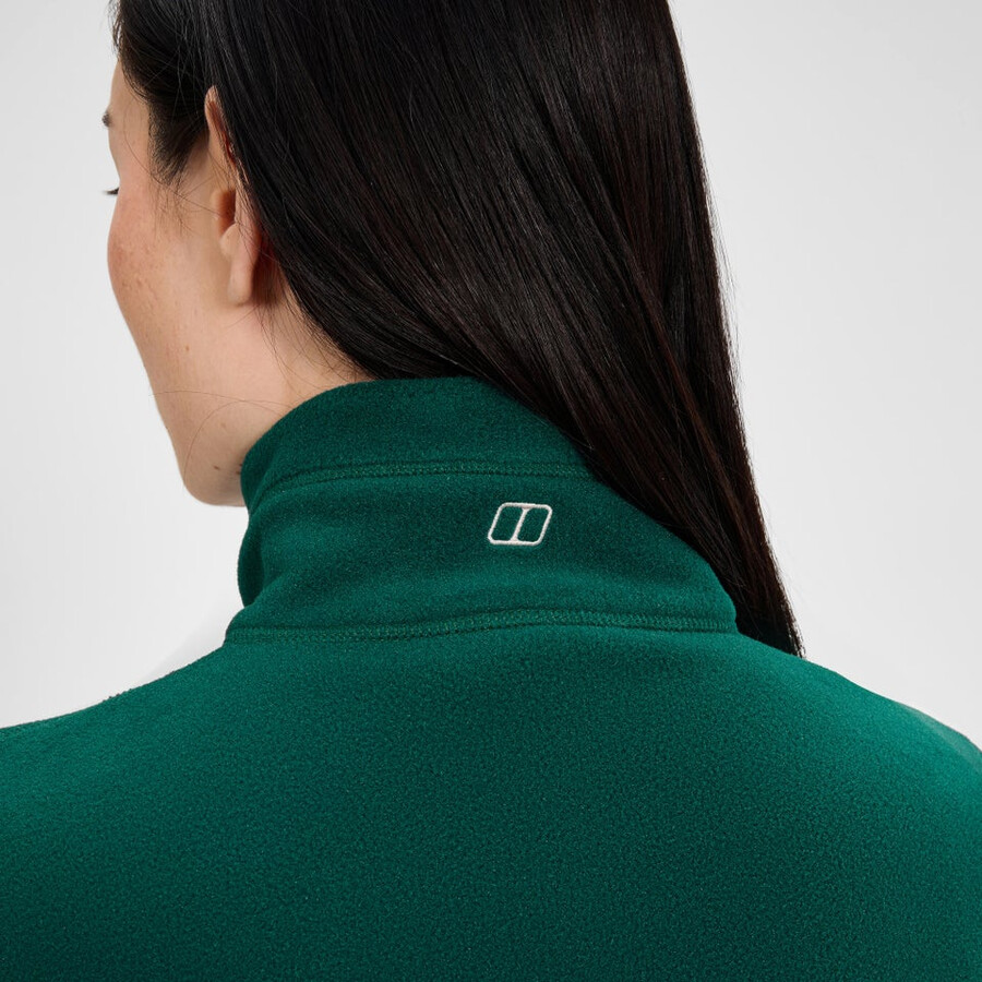las mujeres del prisma interactivo polartec chaqueta de lana verde berghaus