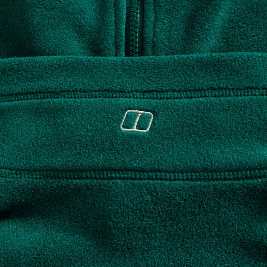 las mujeres del prisma interactivo polartec chaqueta de lana verde berghaus