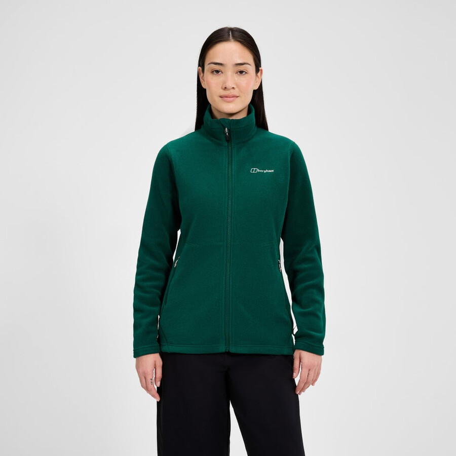 las mujeres del prisma interactivo polartec chaqueta de lana verde berghaus