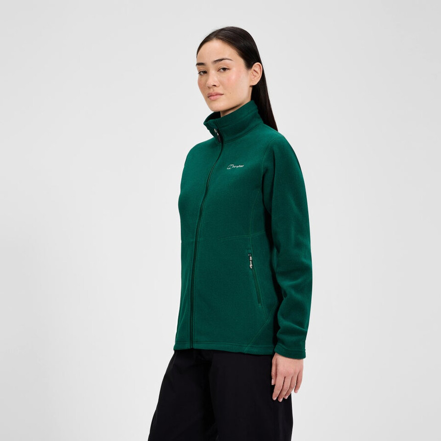 las mujeres del prisma interactivo polartec chaqueta de lana verde berghaus