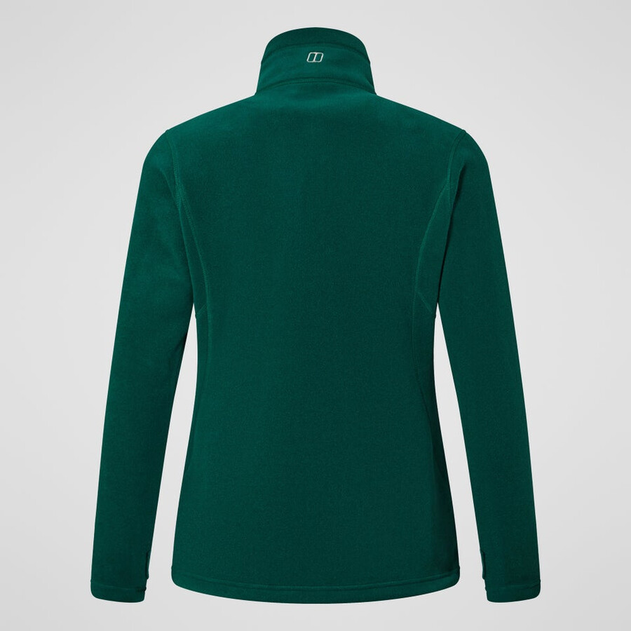 las mujeres del prisma interactivo polartec chaqueta de lana verde berghaus