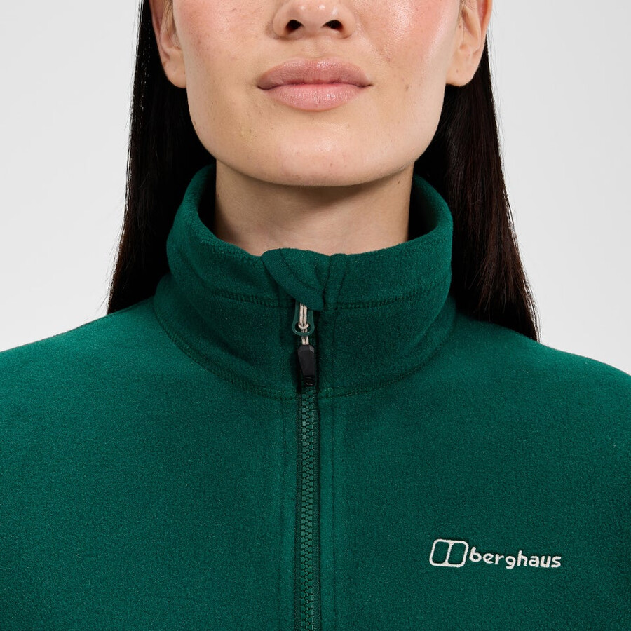 las mujeres del prisma interactivo polartec chaqueta de lana verde berghaus