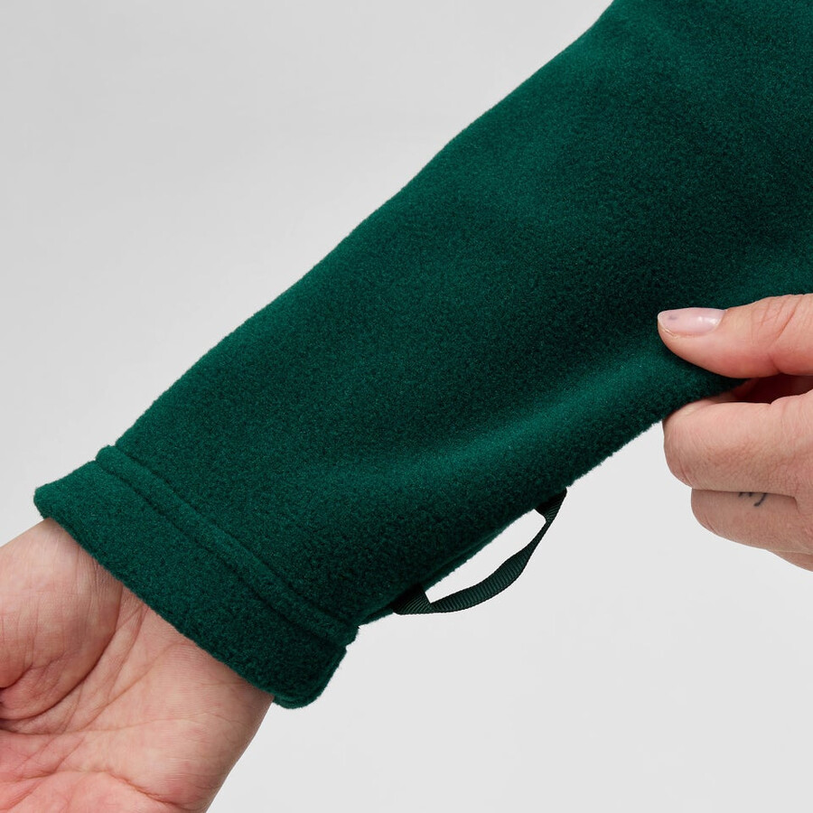 las mujeres del prisma interactivo polartec chaqueta de lana verde berghaus