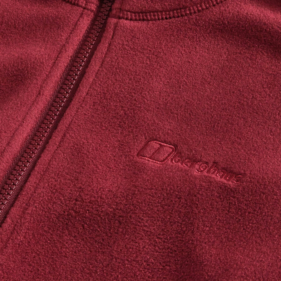 las mujeres del prisma interactivo polartec chaqueta de lana - rojo berghaus