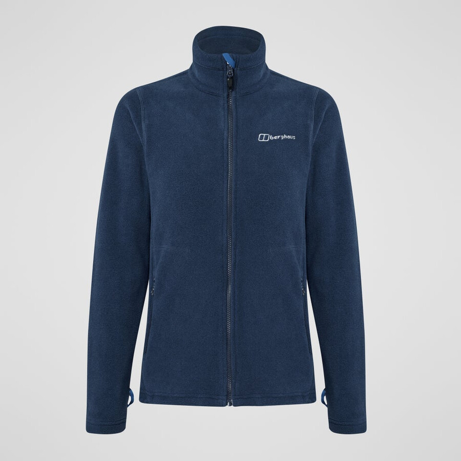 las mujeres del prisma de polartec interactivo de la chaqueta - azul oscuro berghaus