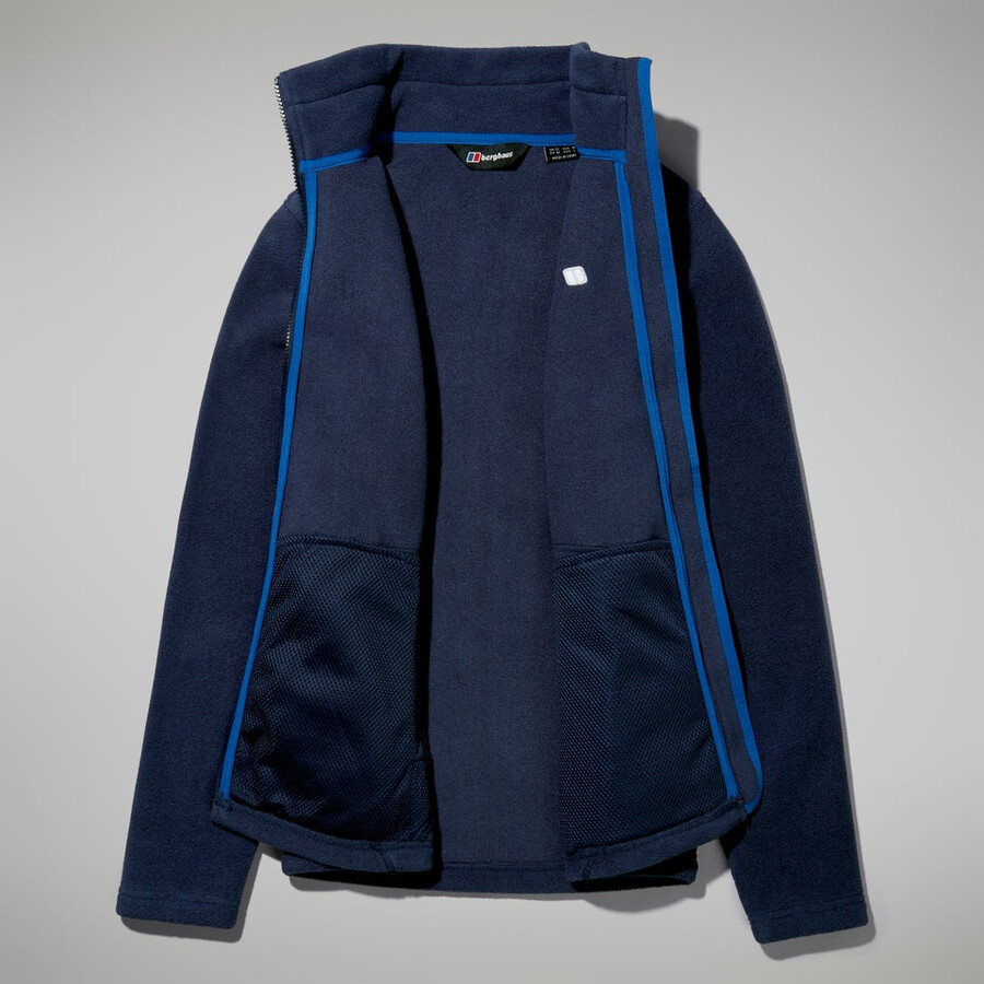 las mujeres del prisma de polartec interactivo de la chaqueta - azul oscuro berghaus