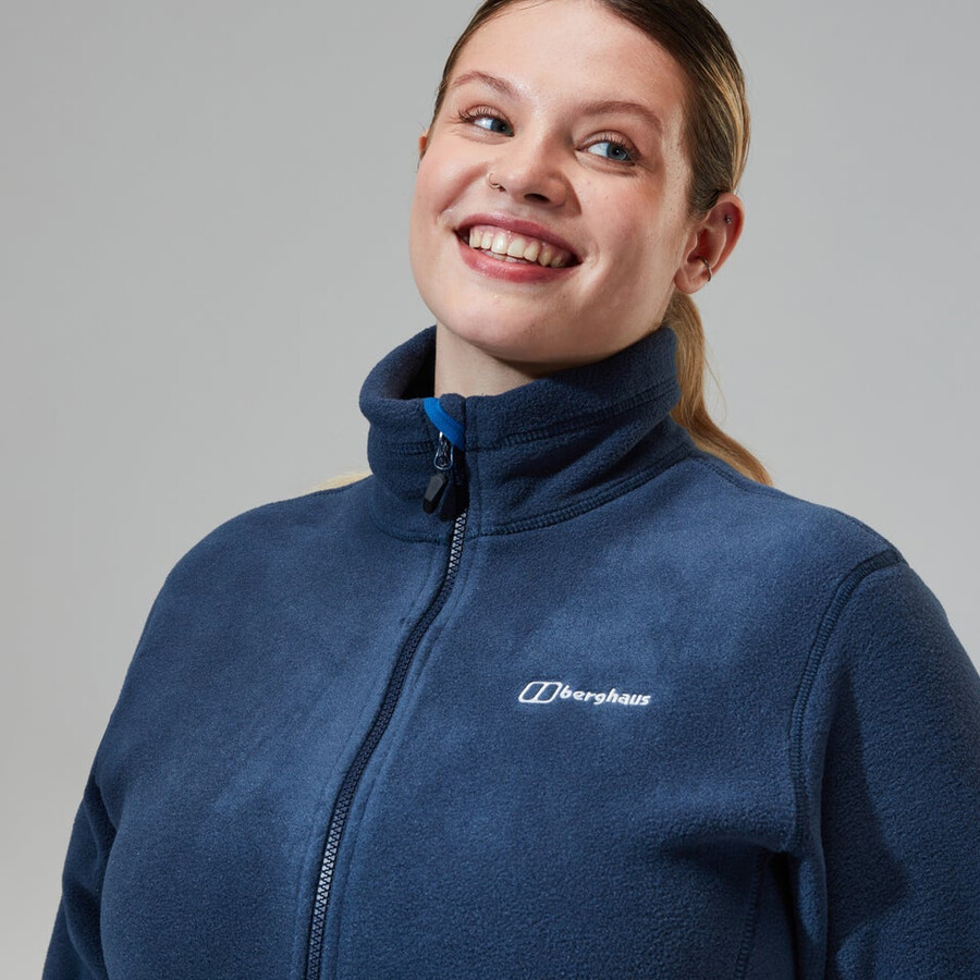 las mujeres del prisma de polartec interactivo de la chaqueta - azul oscuro berghaus