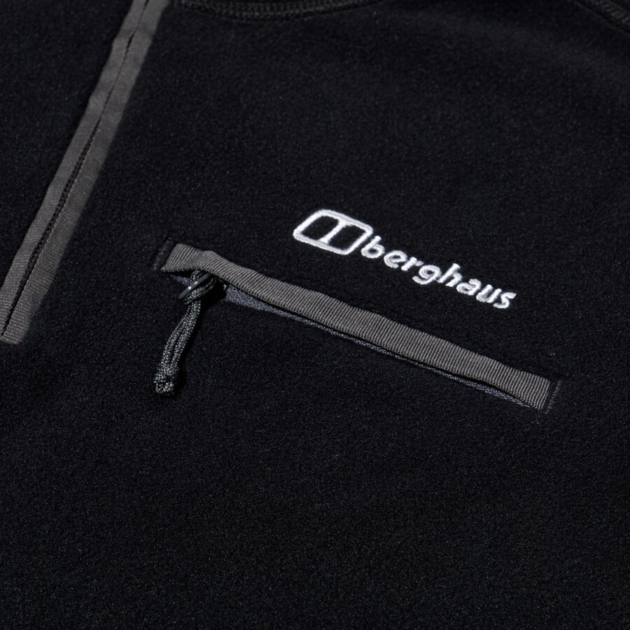 las mujeres del prisma 2.0 micro media cremallera - negronegro berghaus