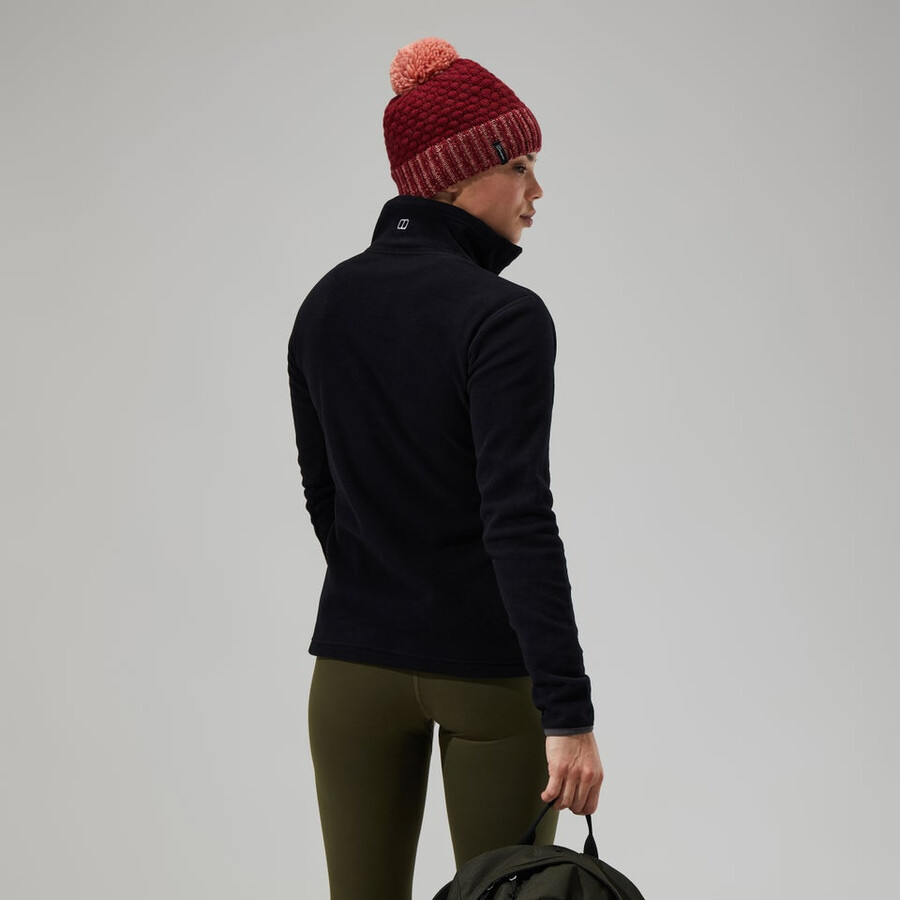 las mujeres del prisma 2.0 micro media cremallera - negronegro berghaus