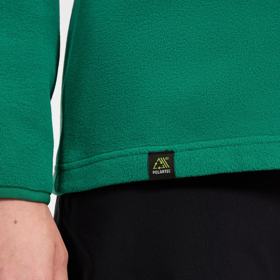 las mujeres del prisma 2.0 micro mitad zip polar polartec - verde berghaus