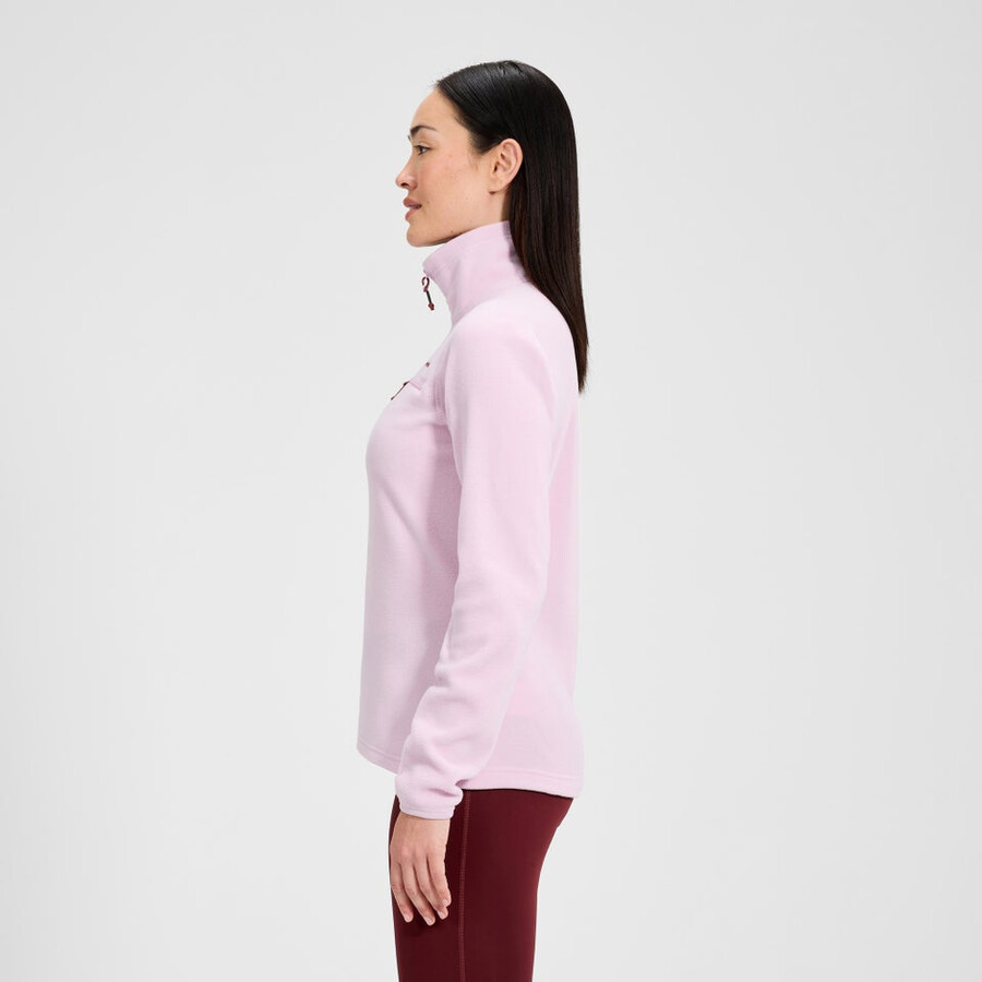 las mujeres del prisma 2.0 micro mitad zip polar polartec - rosa berghaus