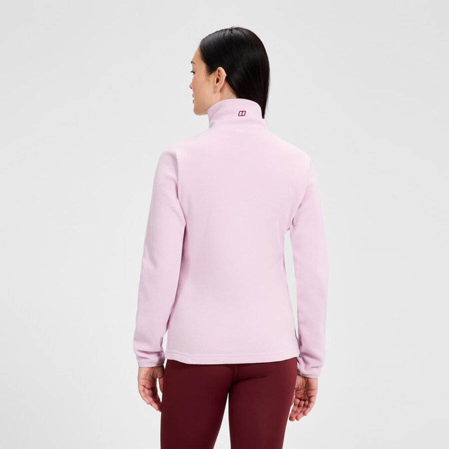 las mujeres del prisma 2.0 micro mitad zip polar polartec - rosa berghaus