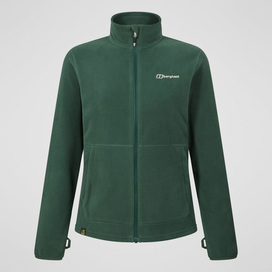 las mujeres del prisma 2.0 micro full zip polar polartec - verde berghaus