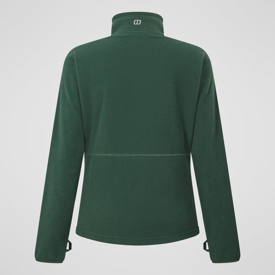 las mujeres del prisma 2.0 micro full zip polar polartec - verde berghaus