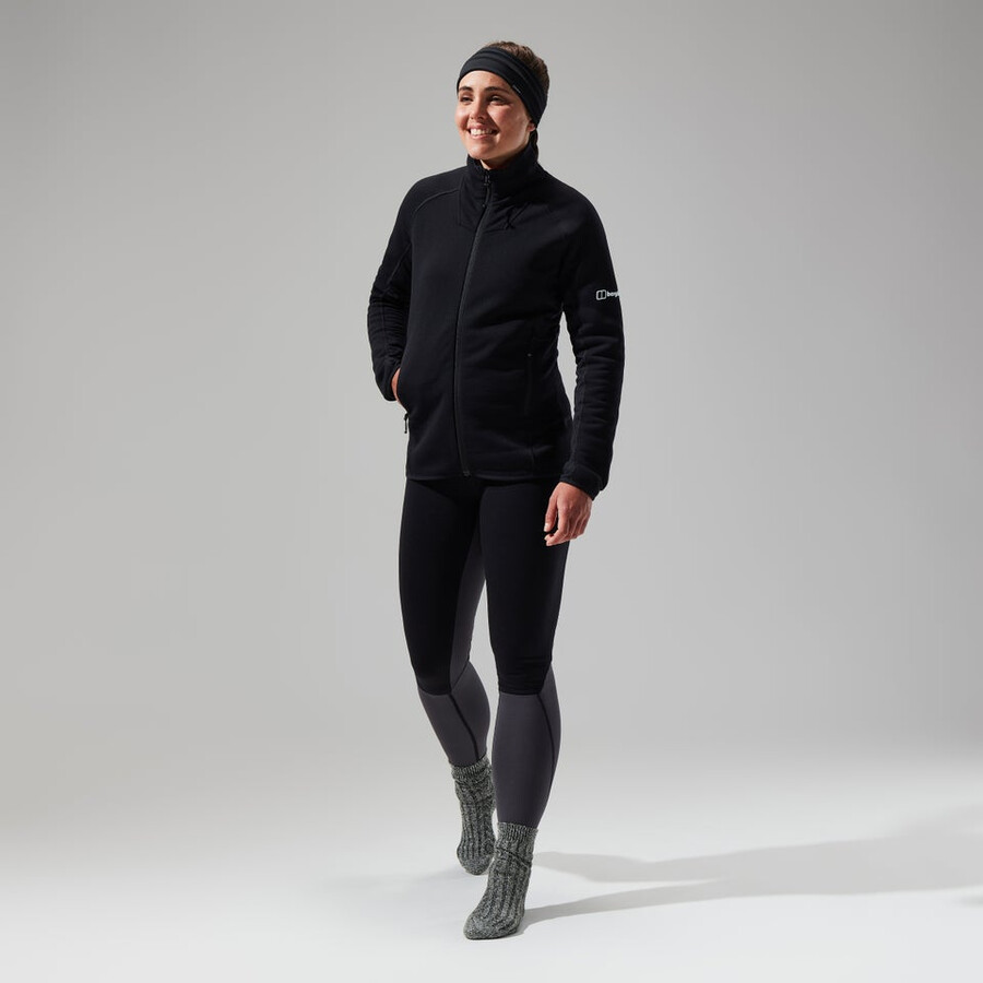 las mujeres del mtn buscador de san chaqueta - negro berghaus