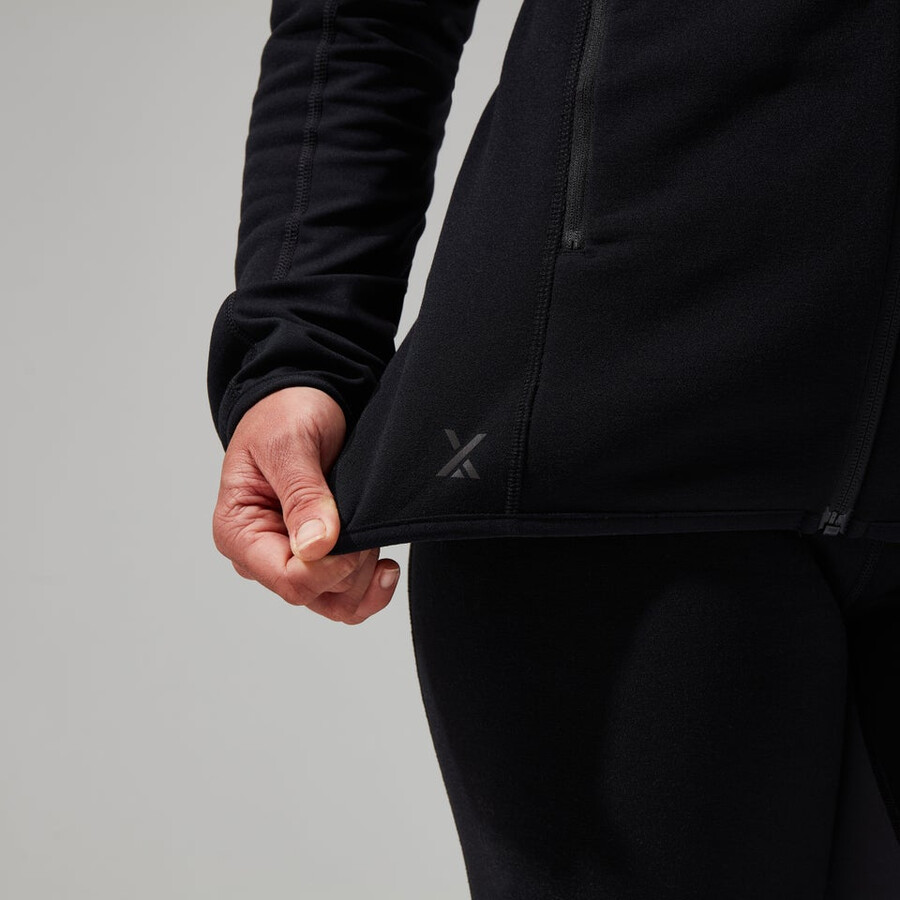 las mujeres del mtn buscador de san chaqueta - negro berghaus