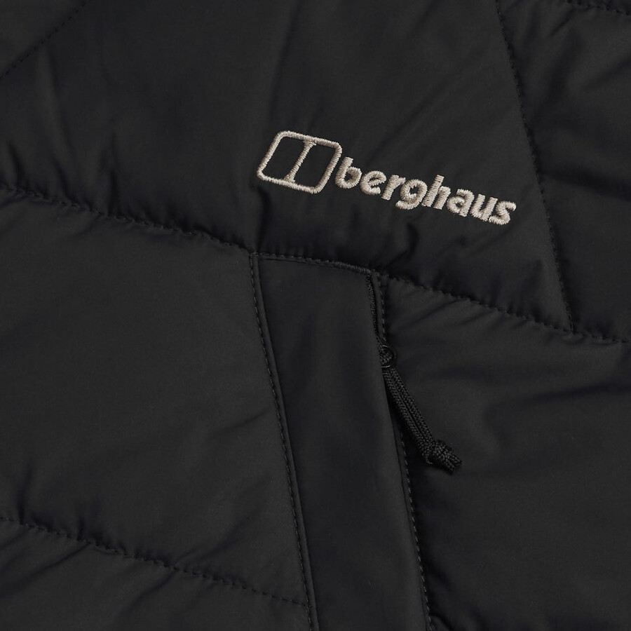 la mujer netherdene acolchado chaleco - negro berghaus