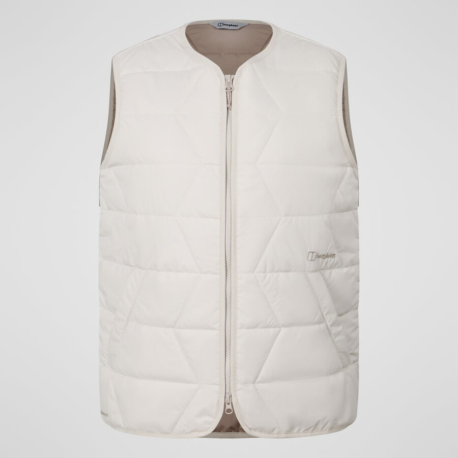 la mujer netherdene acolchado chaleco gris berghaus