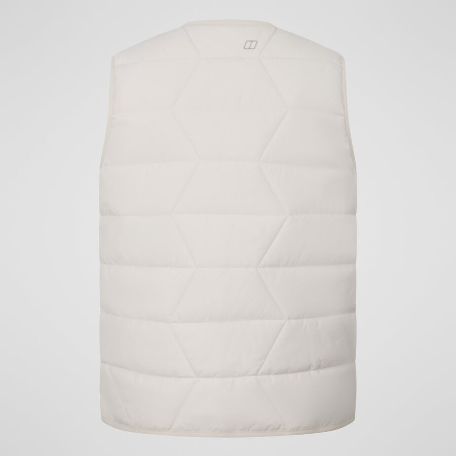 la mujer netherdene acolchado chaleco gris berghaus