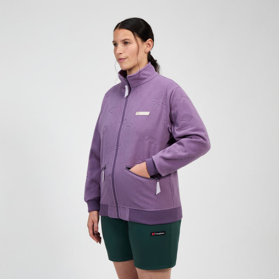 unisex diaria de la naturaleza interactiva de lana púrpura berghaus
