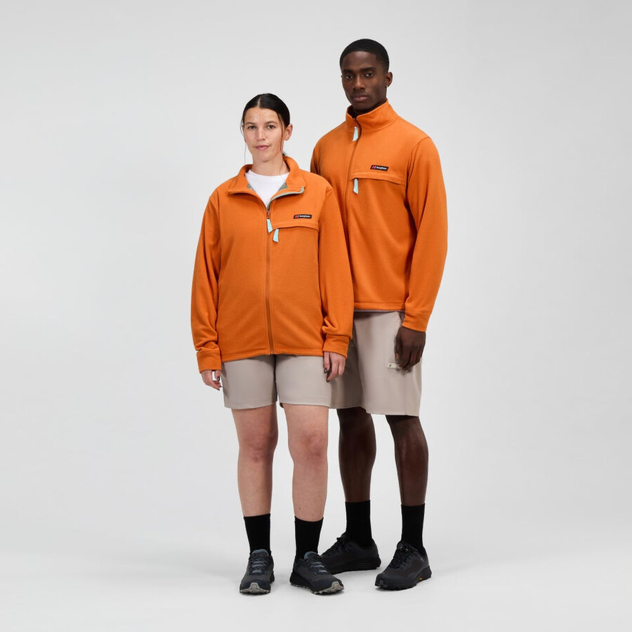 unisex tomaban el sol pico interactivo de lana - naranja berghaus