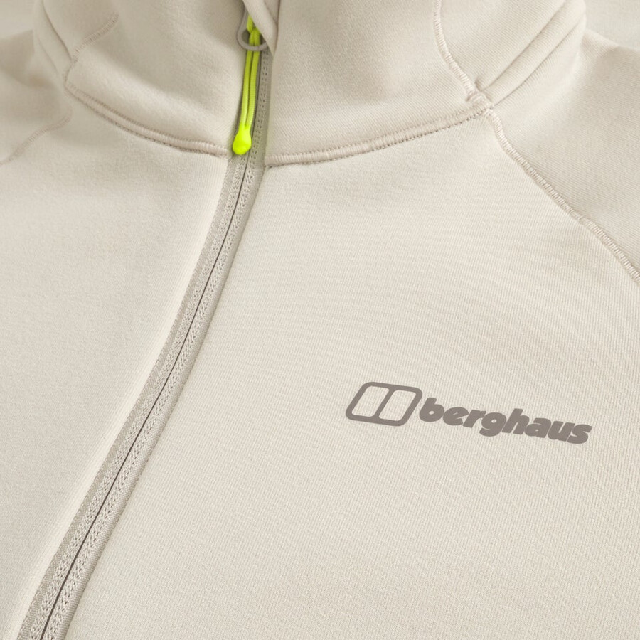 las mujeres cinética del powerstretch chaqueta gris berghaus
